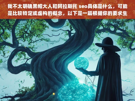 我不太明确黑帽大人和阿拉斯托 seo具体是什么，可能是比较特定或虚构的概念，以下是一篇根据你的要求生成的文章，但内容可能存在一定的虚构和假设成分。，关于黑帽大人和阿拉斯托 seo 的探讨