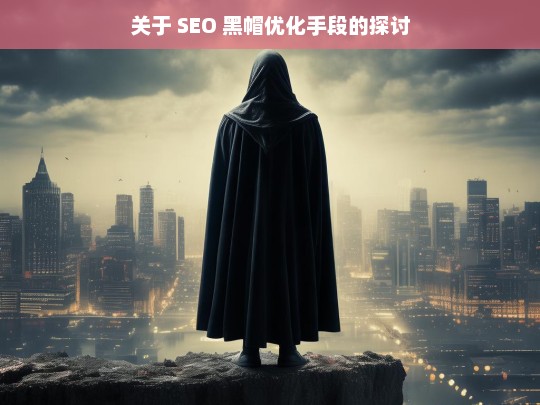 关于 SEO 黑帽优化手段的探讨，SEO 黑帽优化手段之析